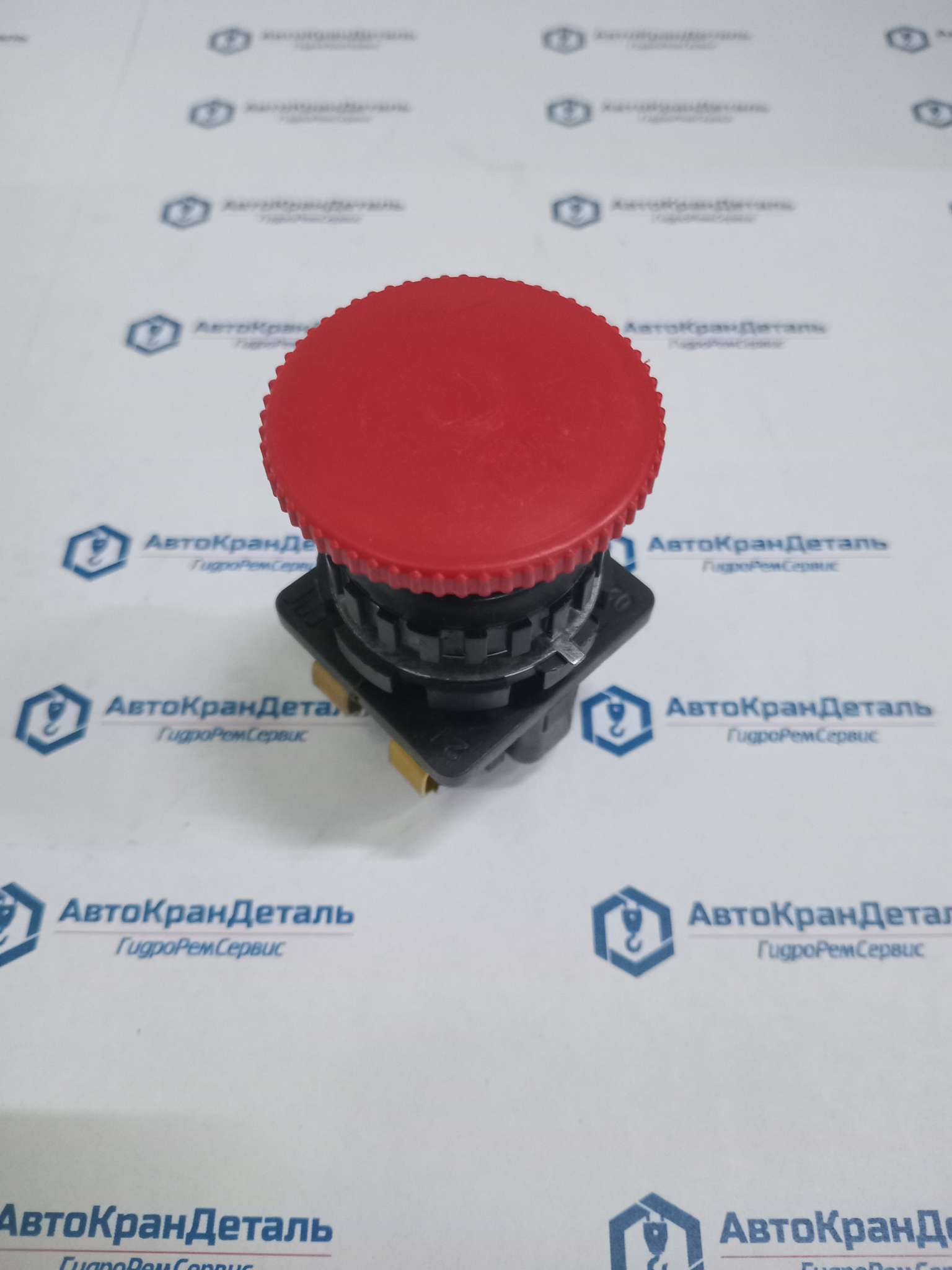 Кнопка красная КЕ-021 Гриб 1но+1нз исполнение 2